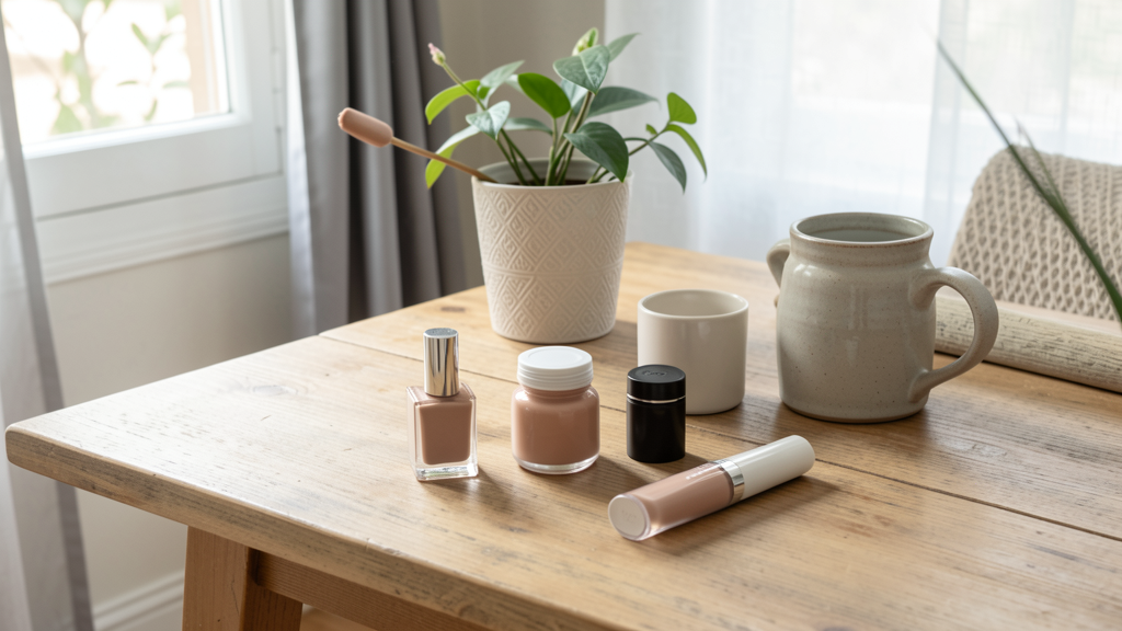 Imagem editorial ilustrando Esmalte em gel ou tradicional: qual o investimento para o minimalista autêntico de 2026?