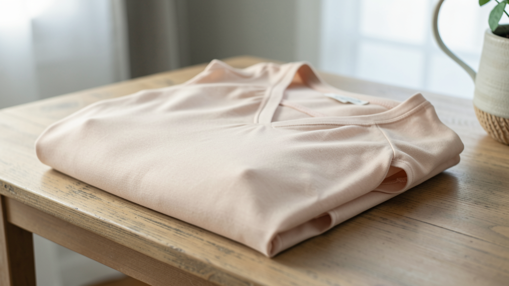 Detalhe fotográfico relacionado a Viscose no Verão: Por Que Essa Blusinha Gelada Encolhe na Primeira Lavagem